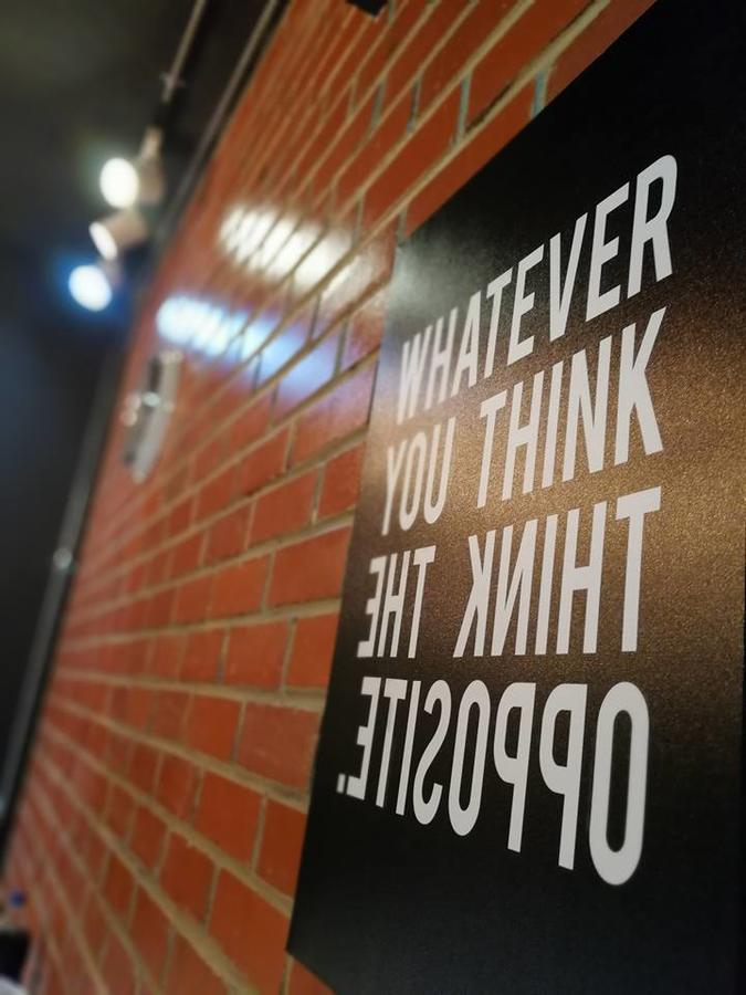 The Rise Room Куала-Тренгану Экстерьер фото A sign at the entrance of the building